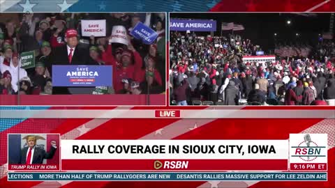 Trump Drops His Biggest 2024 Hint And The Sioux City Crowd Goes Bananas