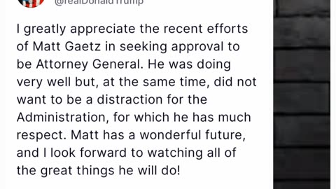 Matt Gaetz withdraws his bid for Attorney General