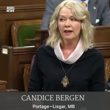 Canadian MP Candice Bergen Calls Out "Black Face" Trudeau To Speak To The People