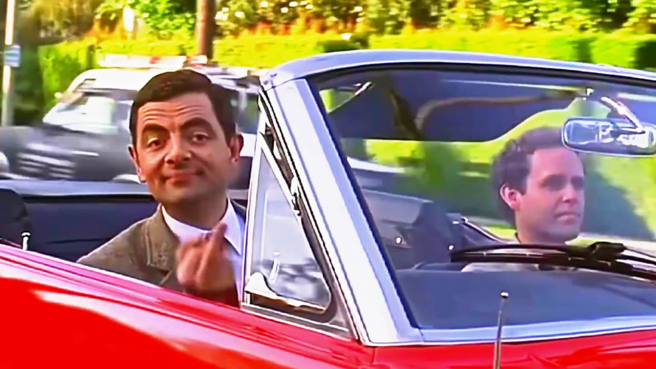 Mr.Bean show Middle fingure to everyone!