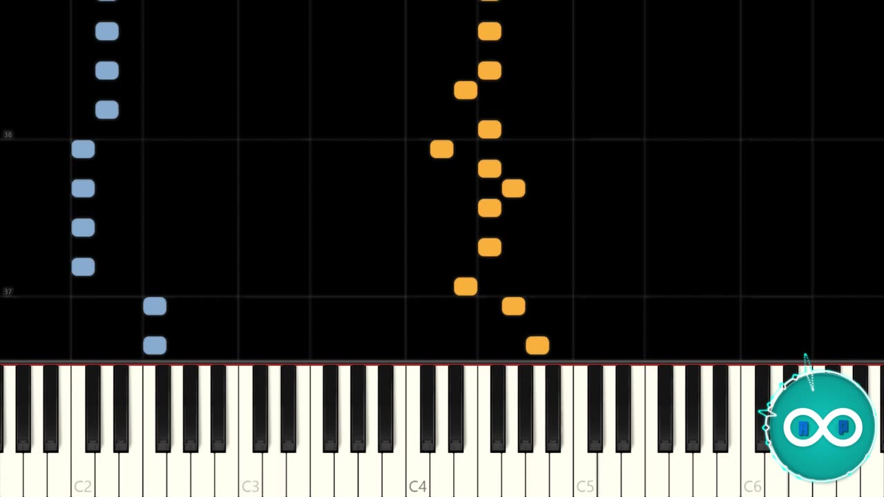 DJ-Nate – The Beginning of Time Piano Midi Synthesia Cover NO BG