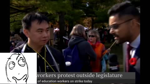 Ontario Education Workers Strike.