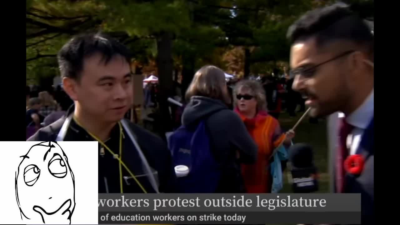 Ontario Education Workers Strike.