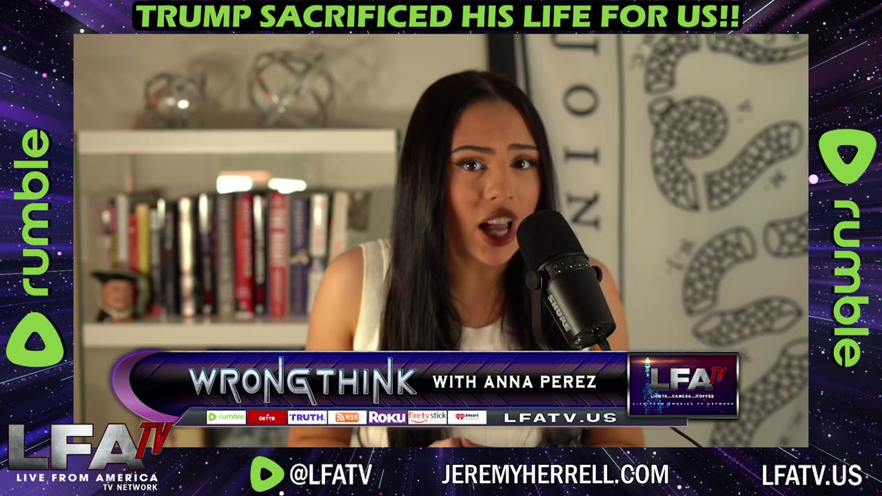 LFA TV CLIP: TRUMP SACRIFICED HIS LIFE FOR US!!