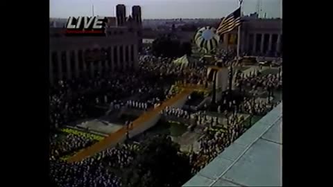 July 23, 1982 - Lighting of Torch at National Sports Festival in Indianapolis