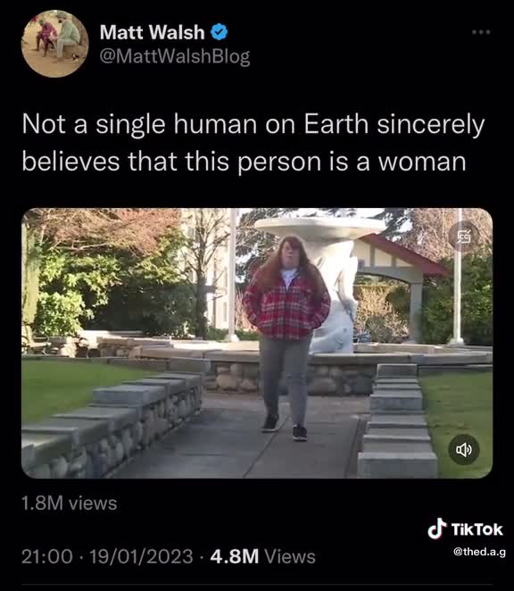 Tranny devastated he can't work out with women.