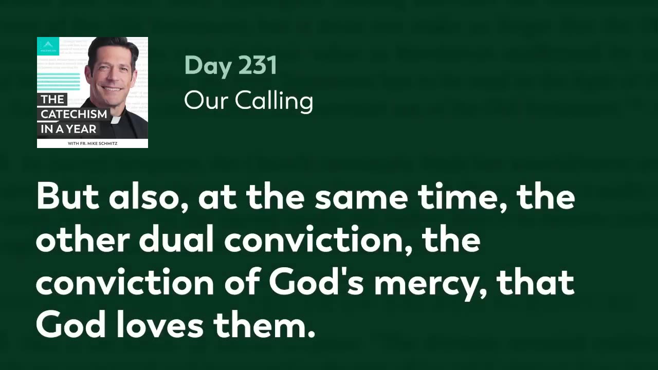 Day 231: Our Calling — The Catechism in a Year (with Fr. Mike Schmitz)