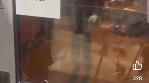 Feral kids terrorise security guard in UK and smash windows