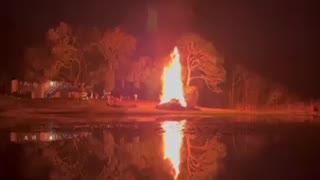 New Years Eve Bonfire in Central Florida!