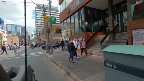 Toronto Canada Downtown Driving GoPro Streets View