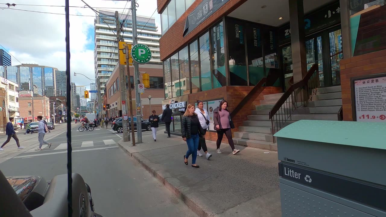 Toronto Canada Downtown Driving GoPro Streets View