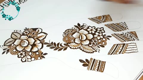 Mehndi class 6 | Easy front hand mehndi design | Mehndi | Mehndi tutorial | easy mehndi course