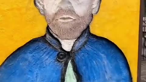 The artist spent a month making the moving portrait