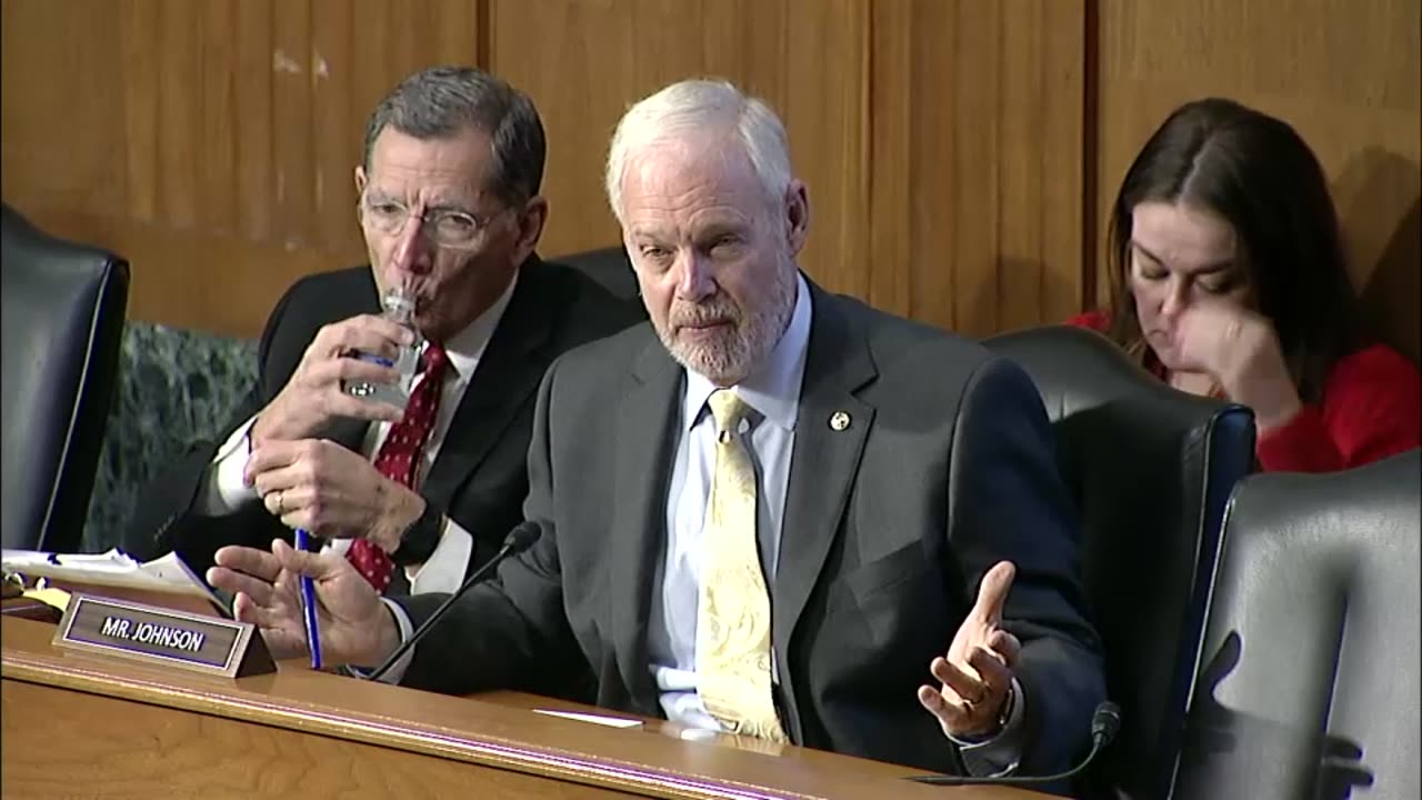 Senator Ron Johnson in Senate Finance Hearing 12.5.23