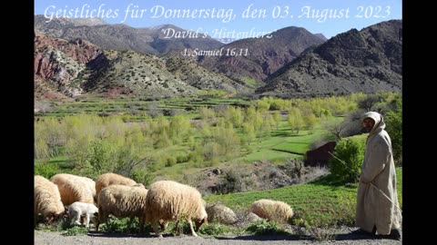 Geistliches für Donnerstag, den 03. August 2023