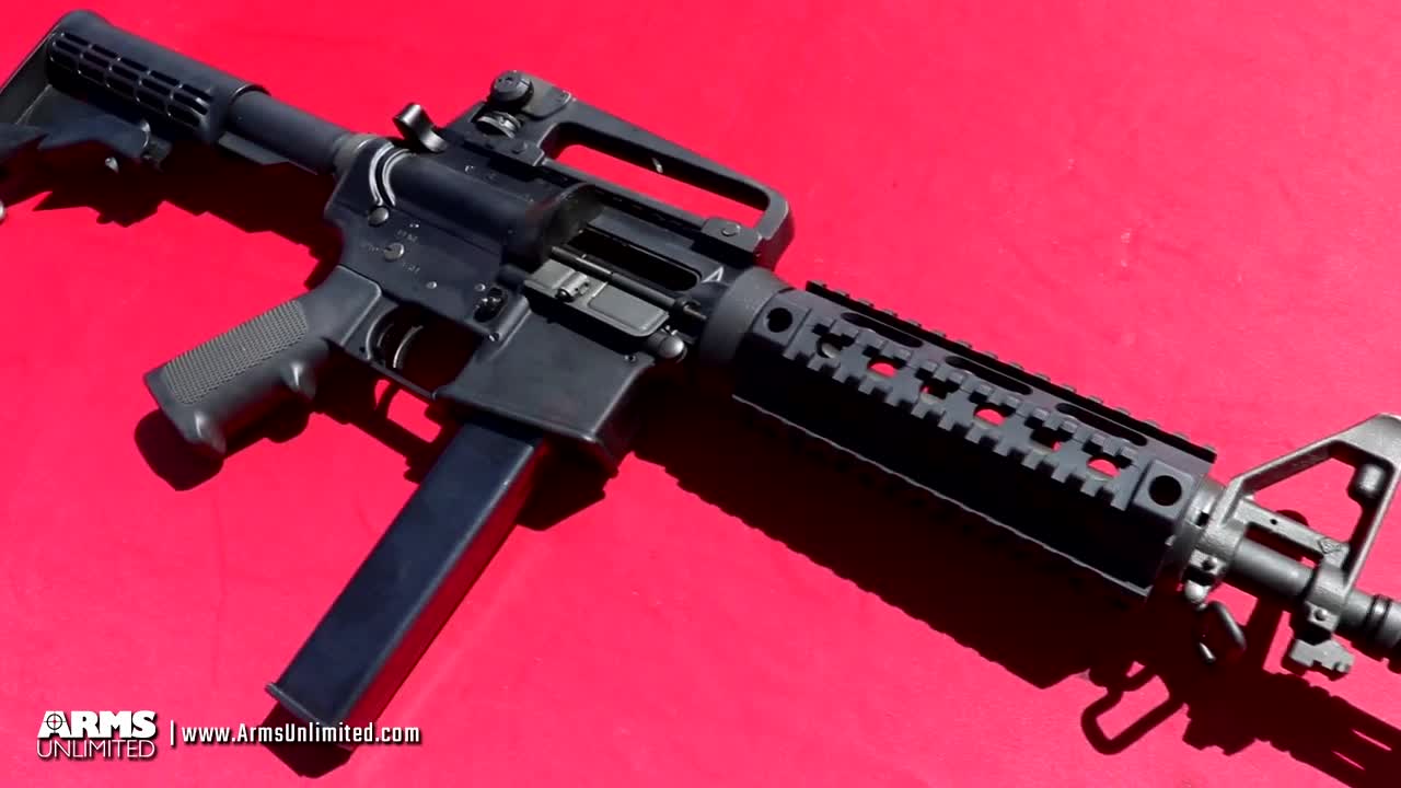 Full Auto Colt AR15 9mm SMG