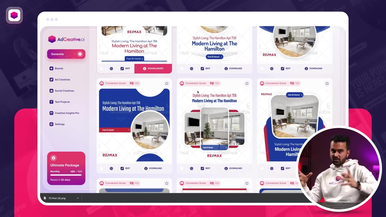 AI-Generated Real Estate Ads for Facebook & Instagram - AdCreative.ai Tutorial 2023 🤖