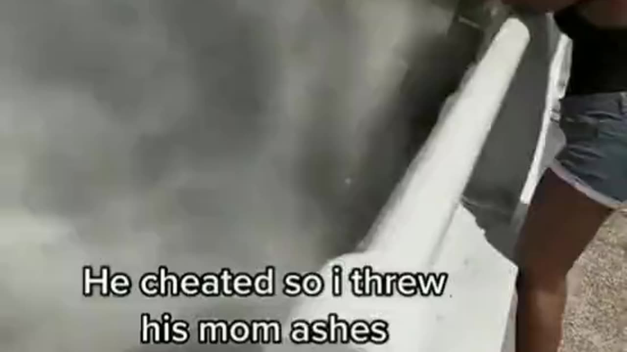 Jaded Woman Dumps Ex BF Mothers Ashes
