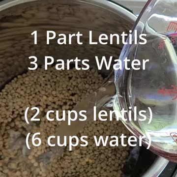 Simple & Healthy No-Soak Lentils by the Blueprint