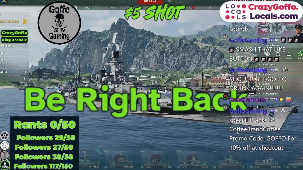 World of Warships with CrazyGoffo