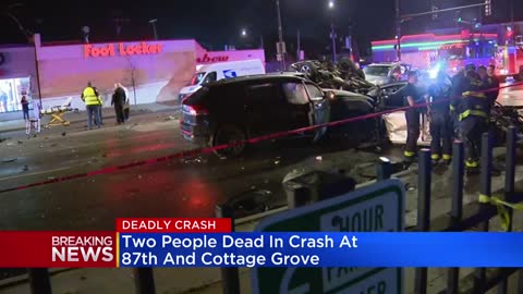 Chicago fire crews respond to deadly 6-car crash in Chatham