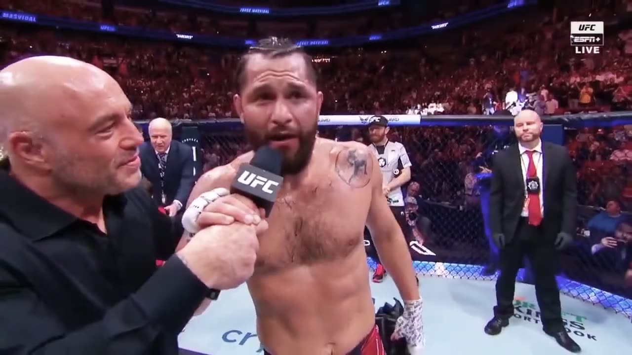 UFC Legend Jorge Masvidal leads “Let’s Go Brandon” ,