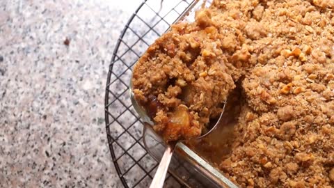 ¡Crujiente de Manzana o Apple Crisp! - Francisca Mejía