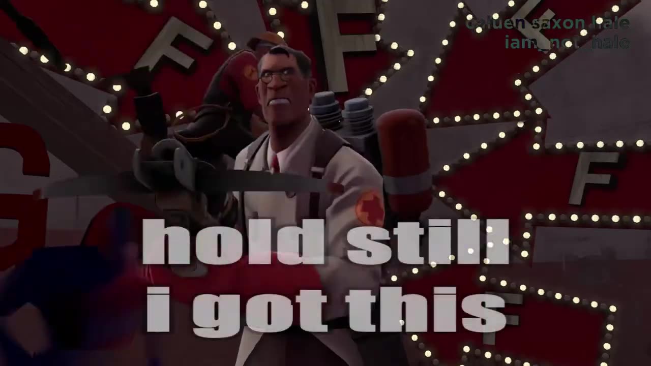 Walter. Put your crossbow away, Walter. Use your Medi-Gun, Walter.