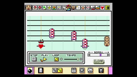 Mario Paint - Super Mario World/Bonus Stage(Nintendo Player's Guide - Mario Paint)