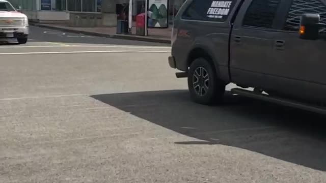 FREEDOM CONVOY IN VANCOUVER AT TED TALKS