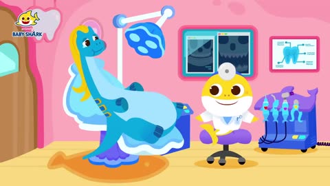 [🦖NEW] Flowers Bloomed in the Dinosaur’s Mouth! | Doctor Baby Shark's Dentist