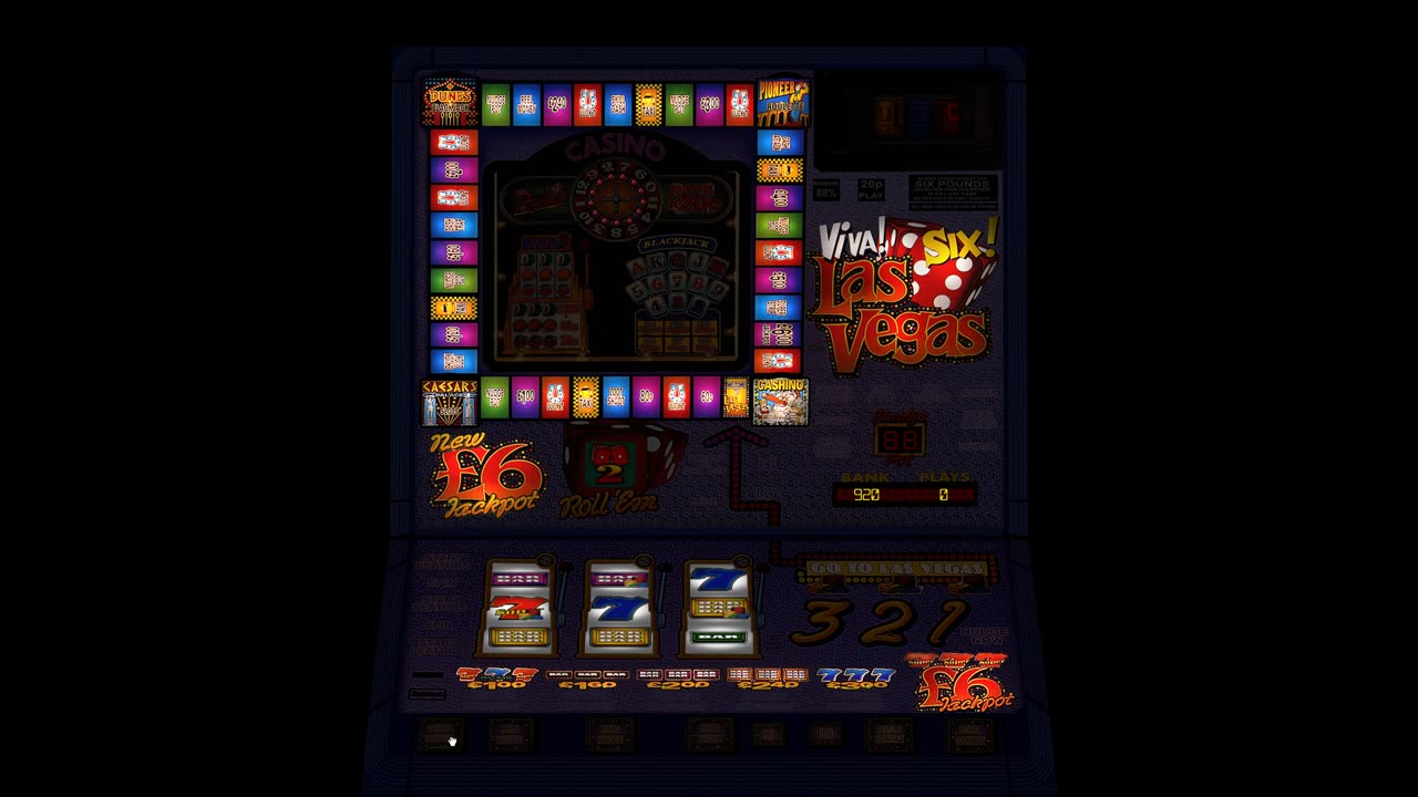 Viva Las Vegas £6 Jackpot Barcrest Fruit Machine Emulation