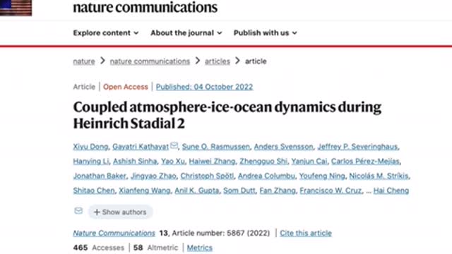 12,000 year event happening now