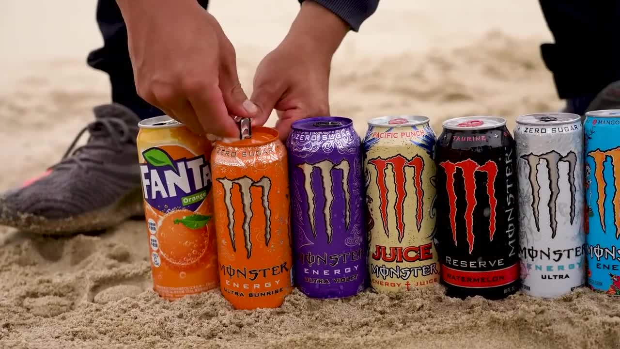 Big Underground Volcanic Eruption from Coca-Cola, Mtn Dew, Monster, Fanta, 7up, Mirinda and Mentos3