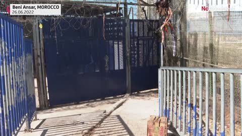 Border post between Spanish enclave and Morocco where 23 died in breach attempt