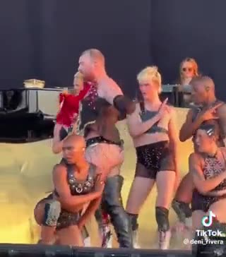 "Musician" Sam Smith at the 'Mad Cool festival' in Madrid. Liberals allow their Kids to watch this?
