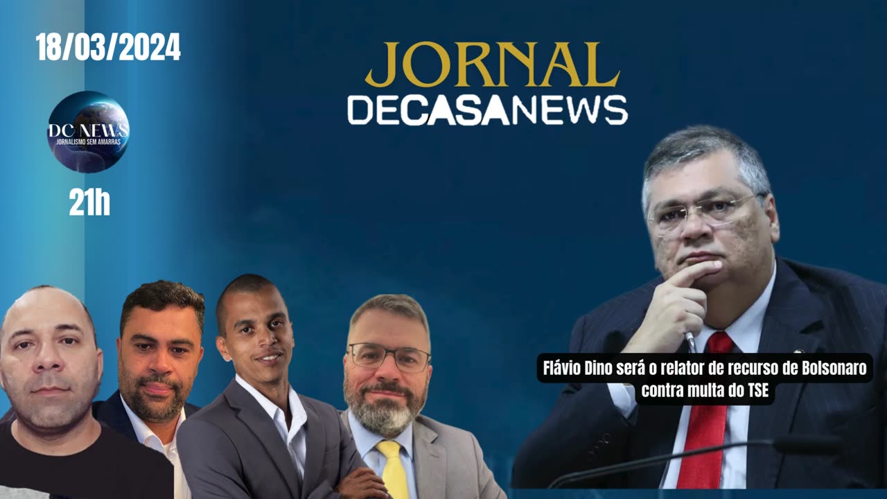 Flávio Dino será o relator de recurso de Bolsonaro contra multa do TSE
