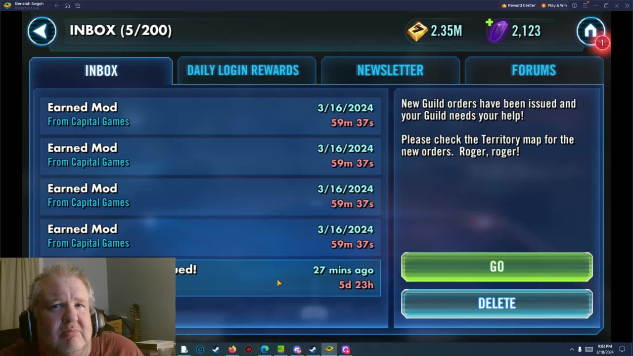 Star Wars Galaxy of Heroes Day 315