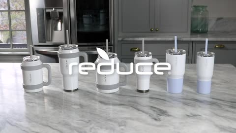 REDUCE 50 oz Mug Tumbler with Handle and Straw