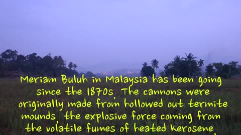 Meriam Buluh Tradisional Event During Ramadhan