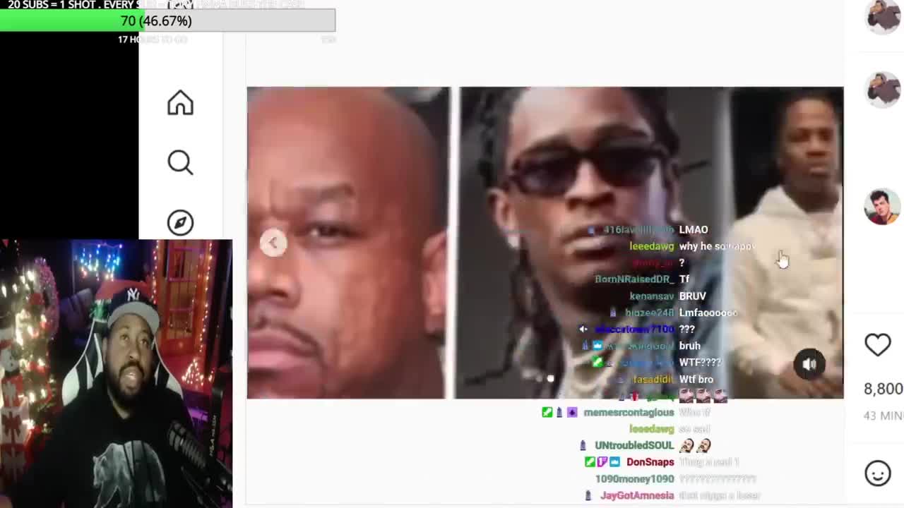 DJ Akademiks reacts To Unfoonk reposting Wack100 saying Young Thug told him to take plea deal!