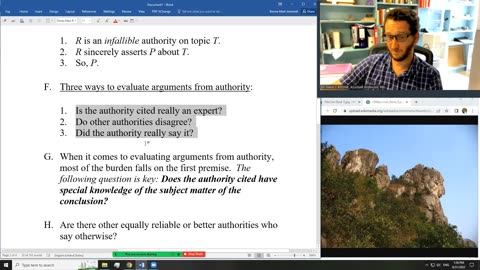 Lessons in Logic 55: Arguments from Authority