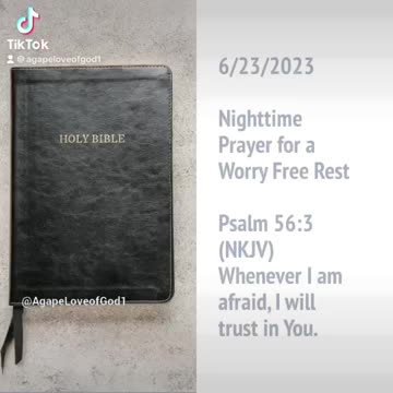 Nighttime Prayer for a Worry Free Rest #Shorts