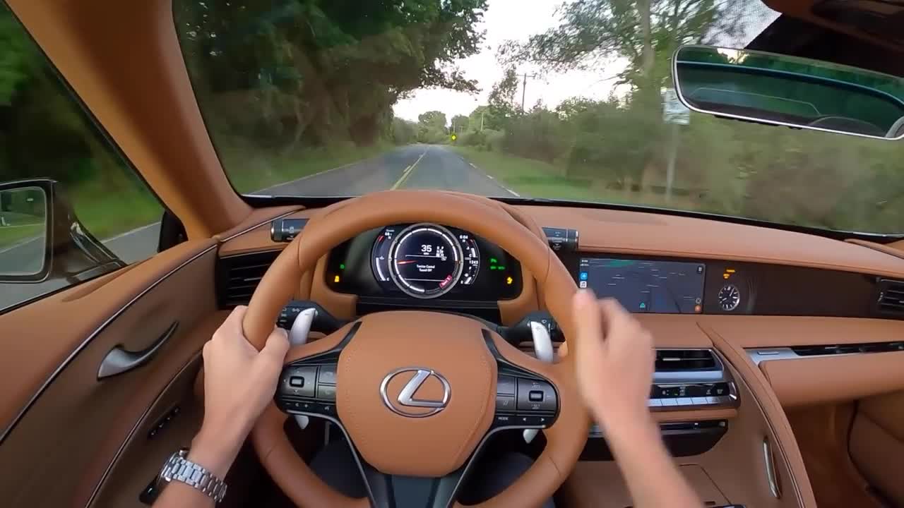 2021 Lexus LC 500 Convertible - POV Driving Impressions