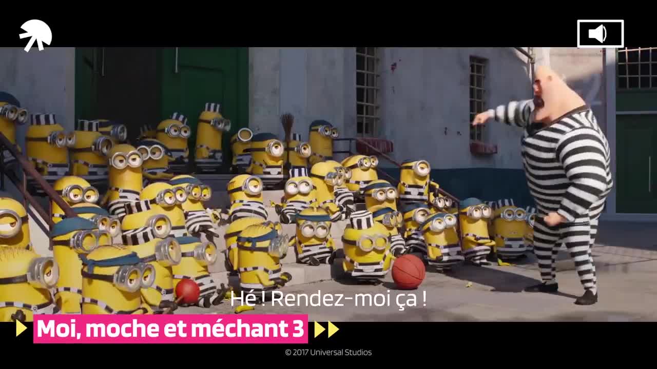 Moi, moche et méchant 3 : Les minions dirigent la prison CLIP HD