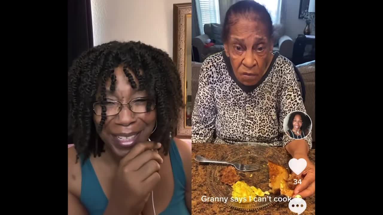 Granny SAYS she can’t cook 😂 MommaDee Reaction