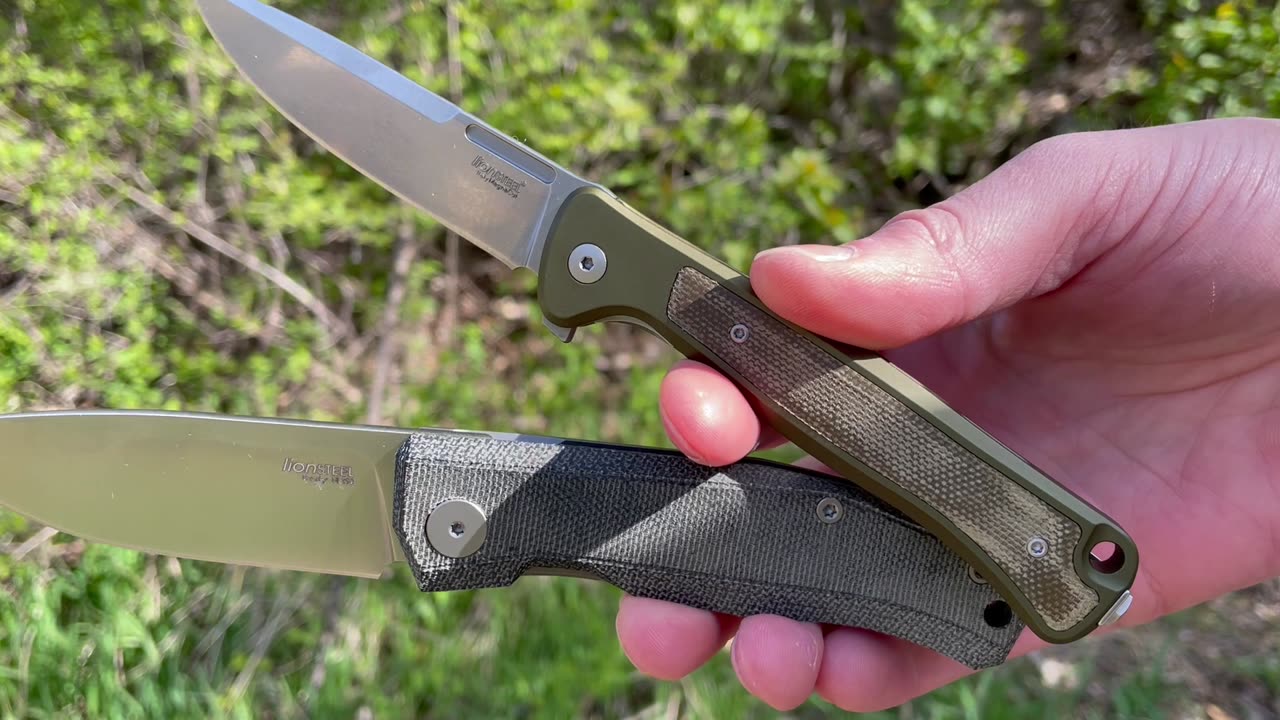 Lionsteel Myto and Skinny Side by Side! by bushcraftcanada.com