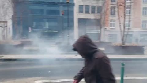 #Antifa black bloc attacked police