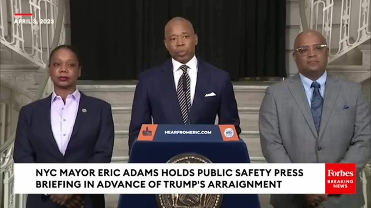 NYC Mayor Eric Adams: Trump Arraignment Will End Up Some Day In Museum Of The City Of New York