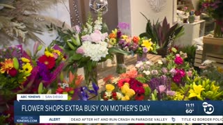 Point Loma flower shop selling grab & go bouquets for Mother's Day